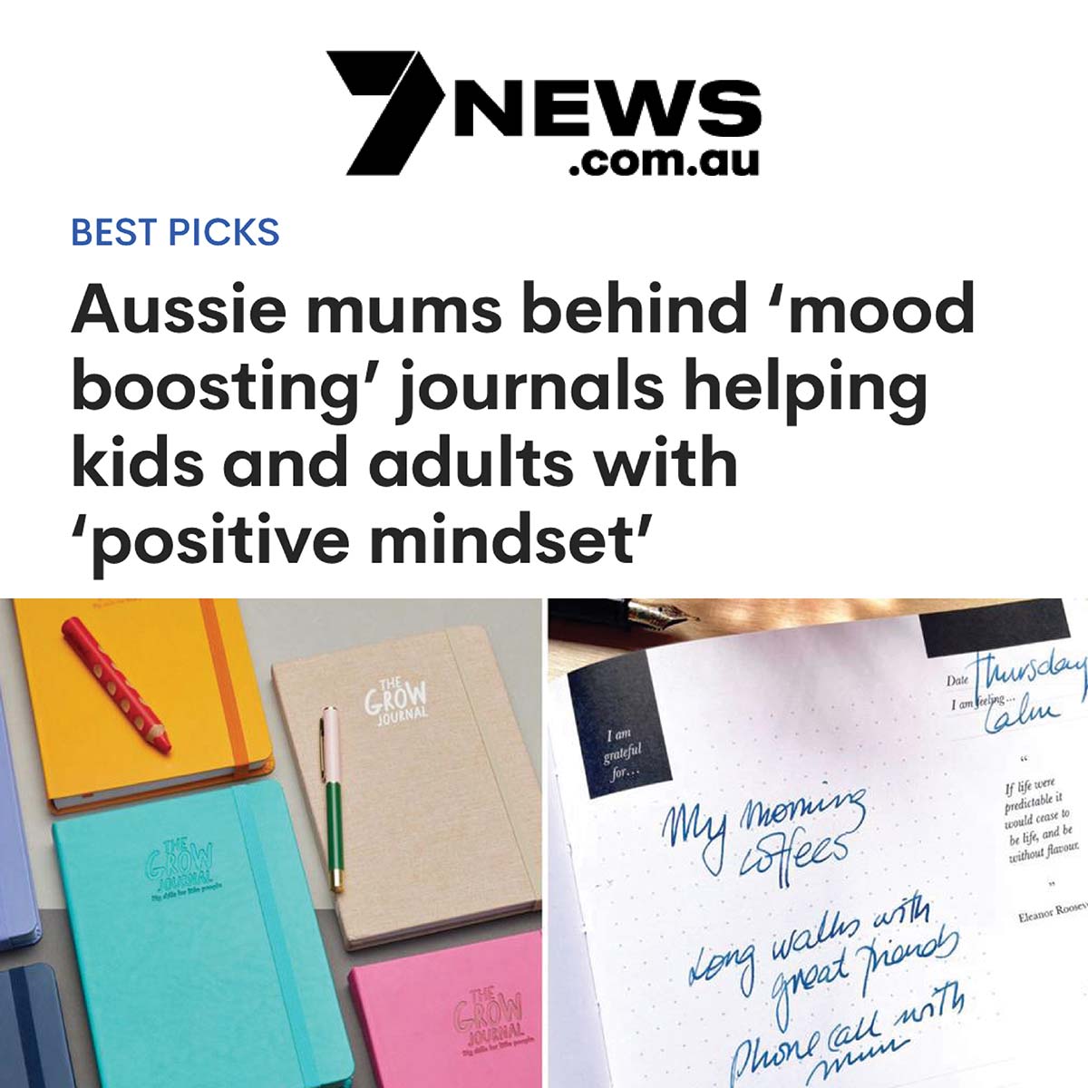 7News reviews The Grow Journals