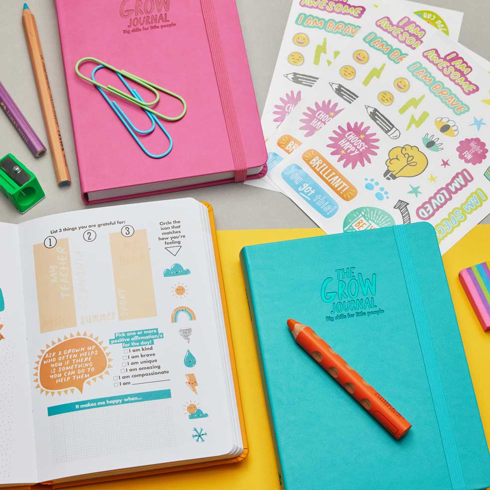 Gift a positive mindset with The Grow Journals