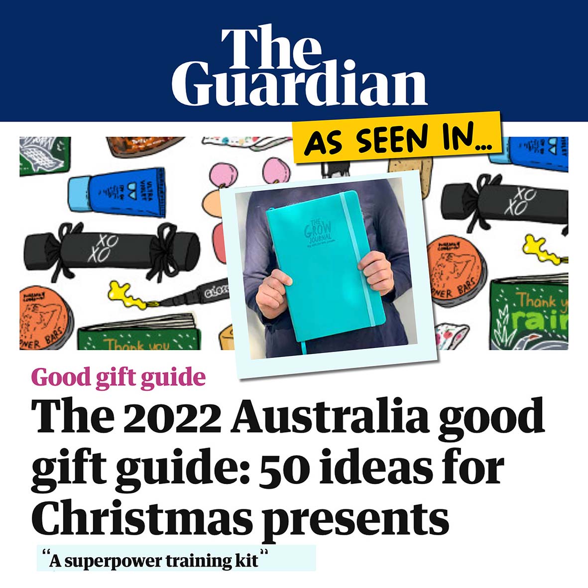 Kids Gratitude Journals as featured in the Guardian