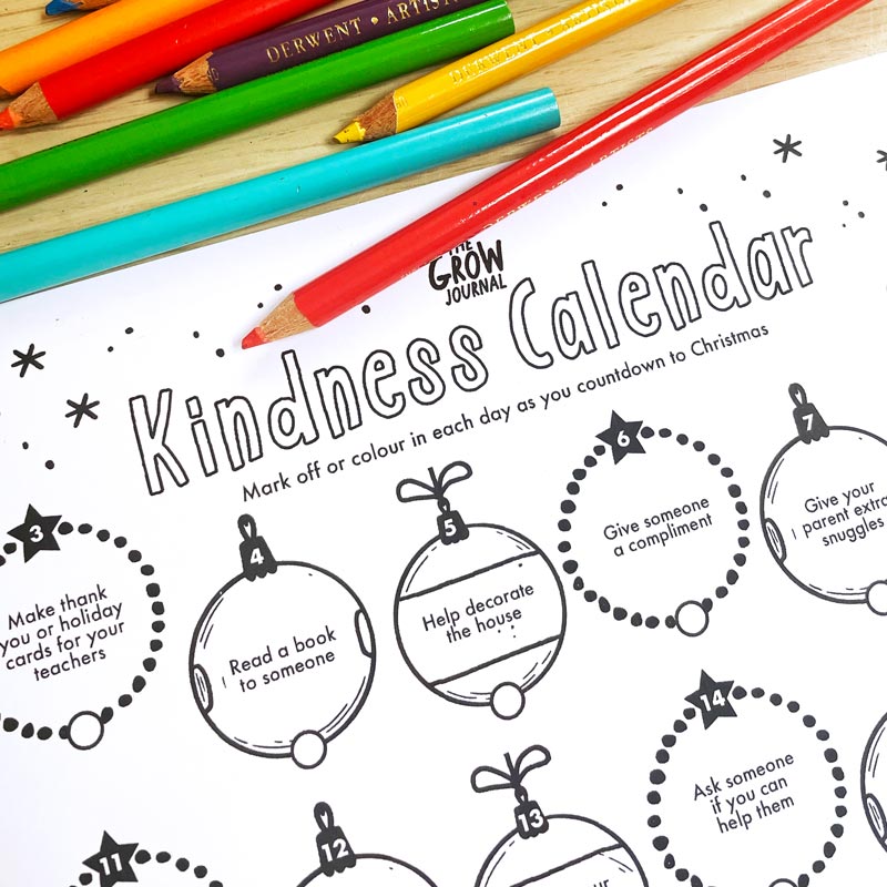 Free kindness calendar download